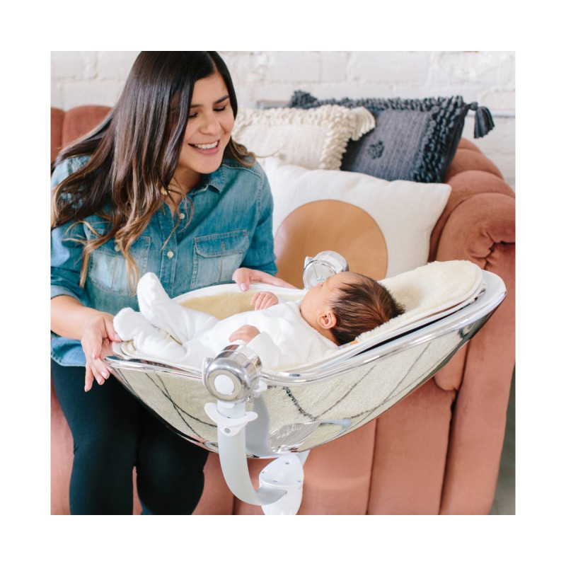 Стілець BLOOM для годування Fresco Silver без вкладиша