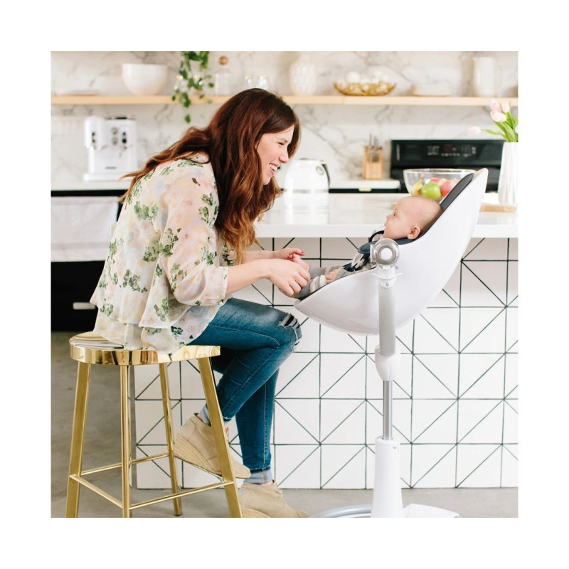 Стілець BLOOM для годування Fresco White без вкладиша