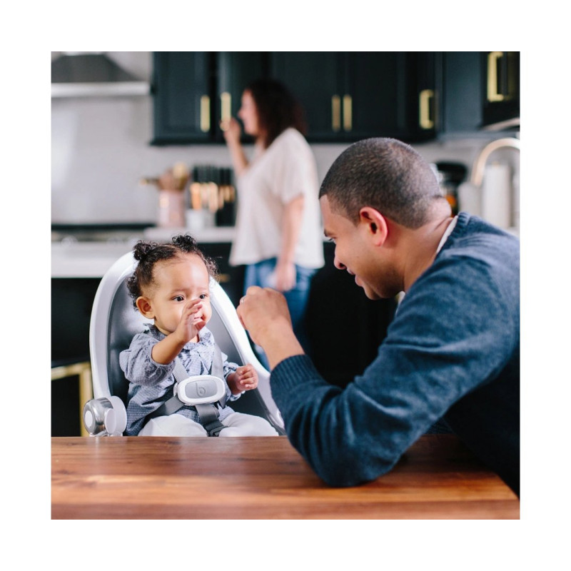 Стілець BLOOM для годування Fresco White без вкладиша