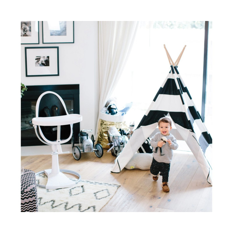 Стілець BLOOM для годування Fresco White без вкладиша