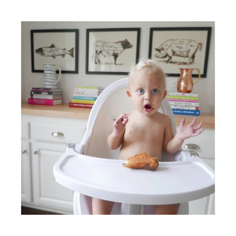 Стілець BLOOM для годування Fresco White без вкладиша