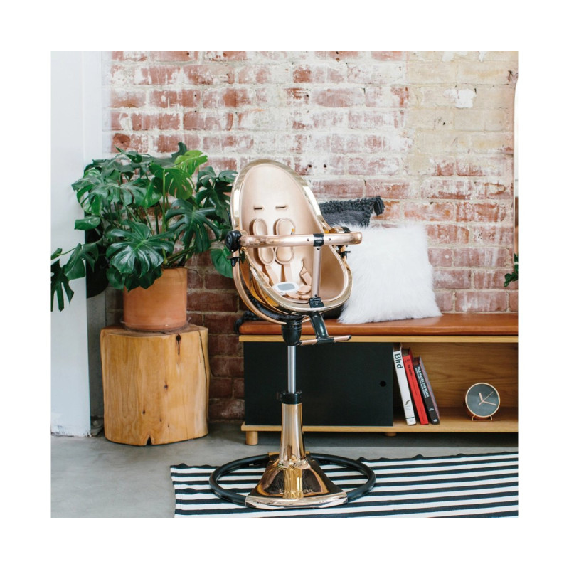 Стілець BLOOM для годування Fresco Rose Gold без вкладиша