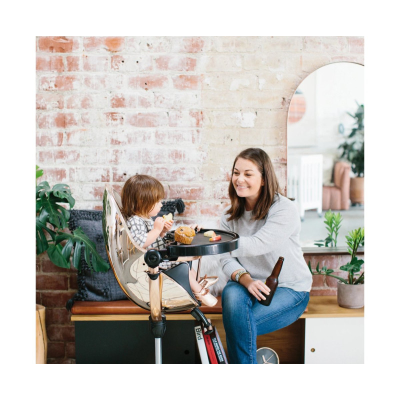 Стілець BLOOM для годування Fresco Rose Gold без вкладиша