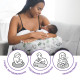 Подушка для годування Boppy Grey/White