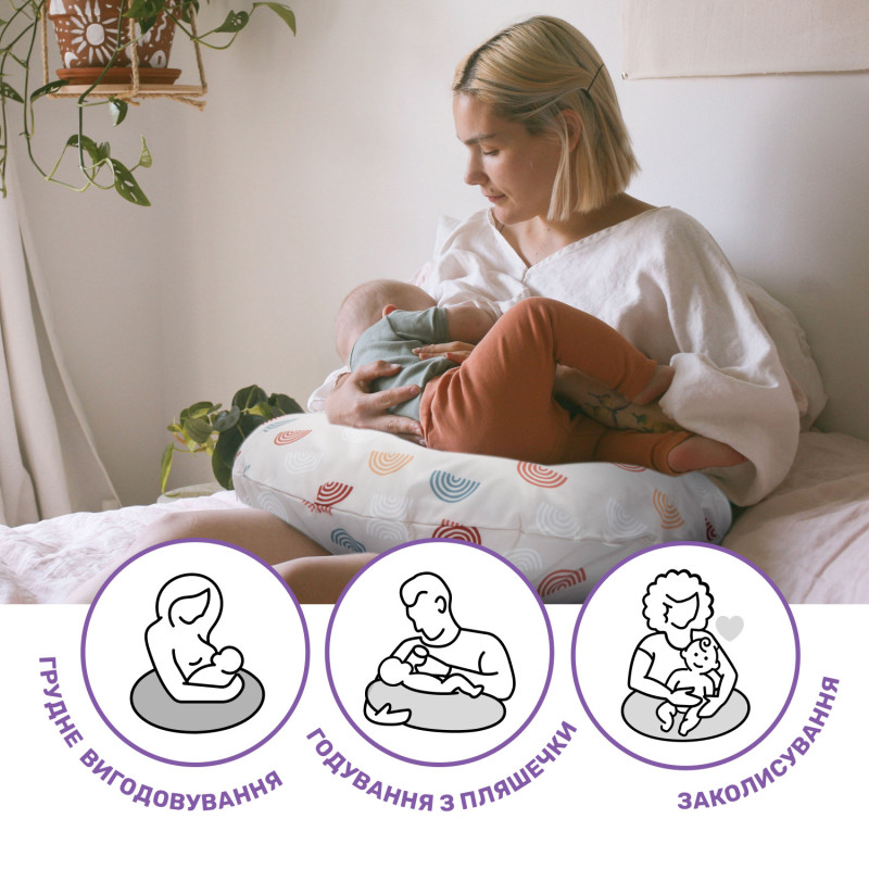 Подушка для годування Boppy Grey