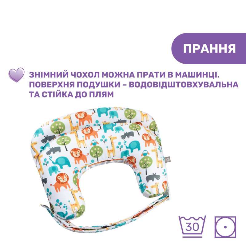 Подушка для годування Boppy Deluxe White/Red