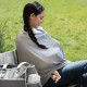 Накидка-шарф для годування Boppy Infinity Grey