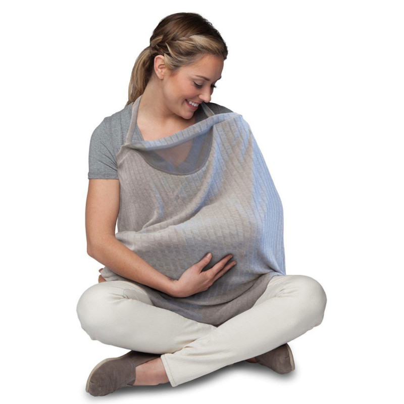 Накидка-шарф для годування Boppy Infinity Grey