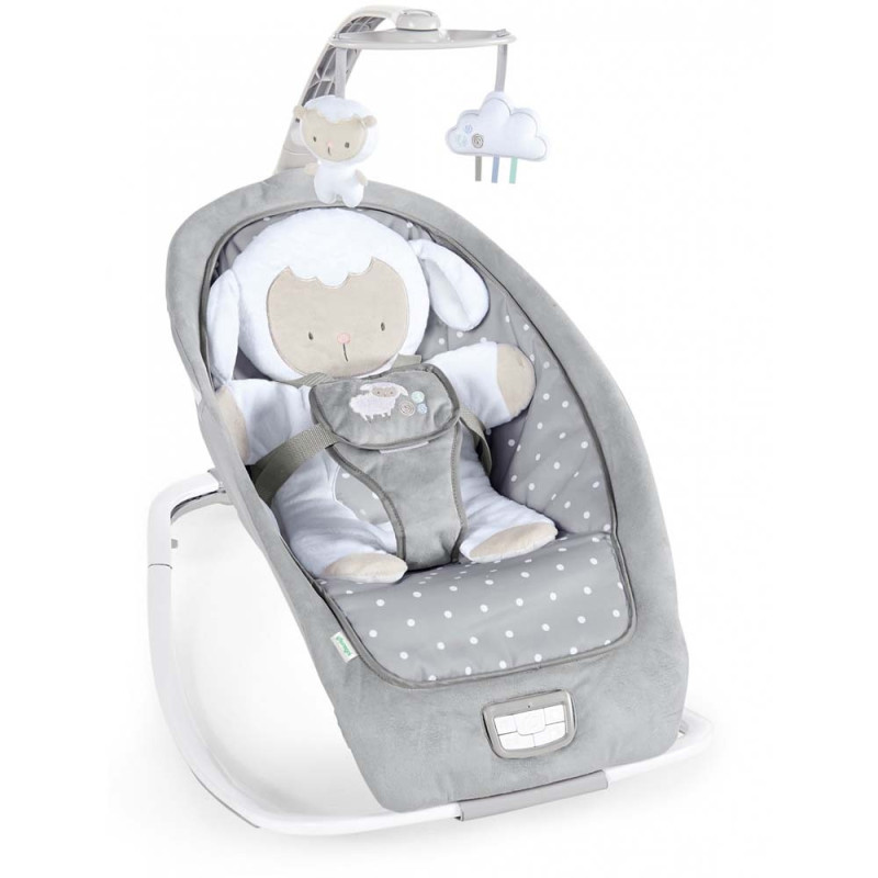 Крісло-шезлонг 2 в 1 Bright Starts Ingenuity Cuddle Lamb