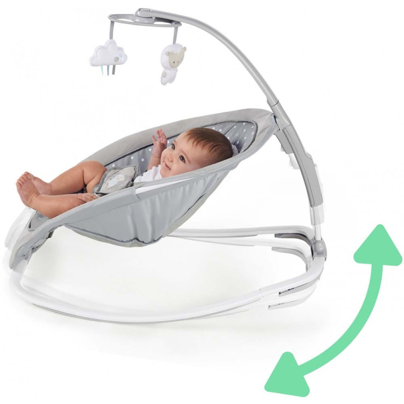 Крісло-шезлонг 2 в 1 Bright Starts Ingenuity Cuddle Lamb