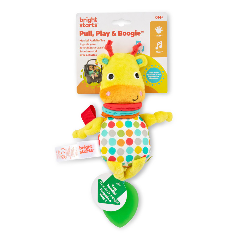 Іграшка музична Bright Starts Pull, Play & Boogie – Giraffe
