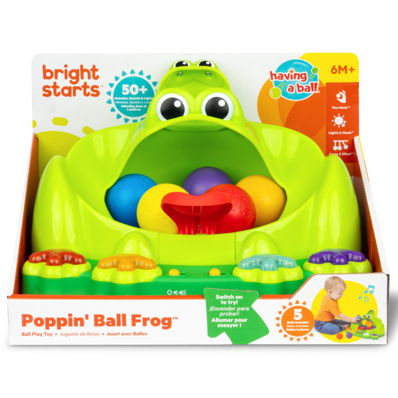 Музична іграшка Bright Starts Poppin Ball Frog