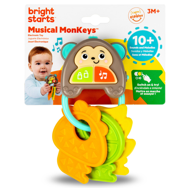 Музичне брязкальце Bright Starts Musical MonKeys