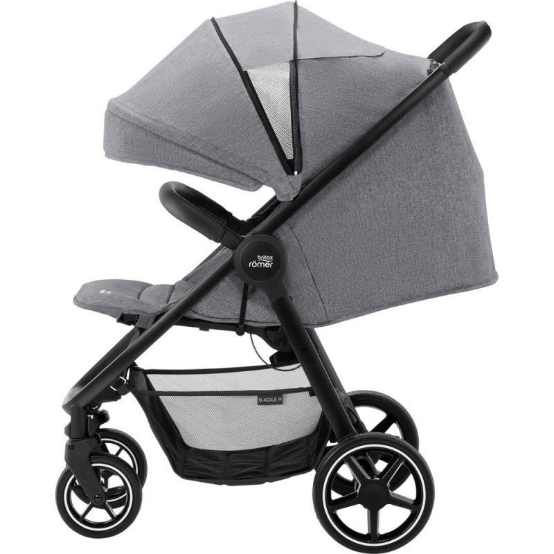 Прогулянкова коляска BRITAX-ROMER B-AGILE R Elephant Grey/Black