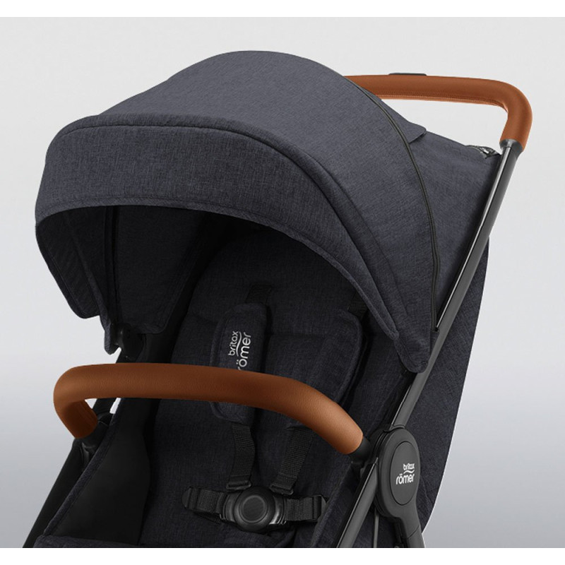 Прогулянкова коляска BRITAX-ROMER B-AGILE R Navy Ink/Brown