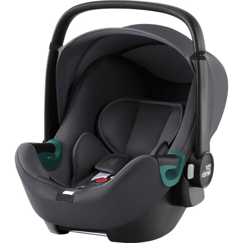 Автокрісло BRITAX-ROMER SAFE3 iSIZE Midnight Grey с платформой FLEX BASE