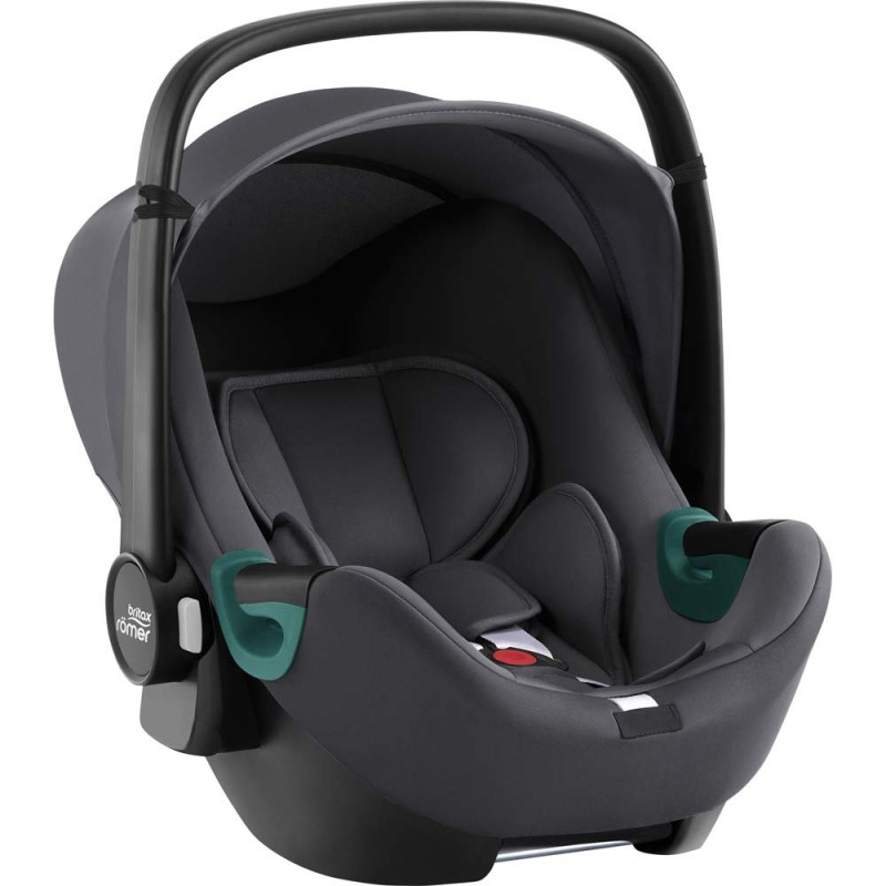 Автокрісло BRITAX-ROMER SAFE3 iSIZE Midnight Grey с платформой FLEX BASE