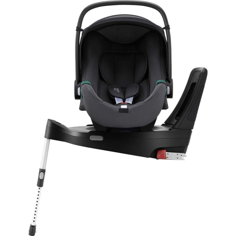 Автокрісло BRITAX-ROMER SAFE3 iSIZE Midnight Grey с платформой FLEX BASE