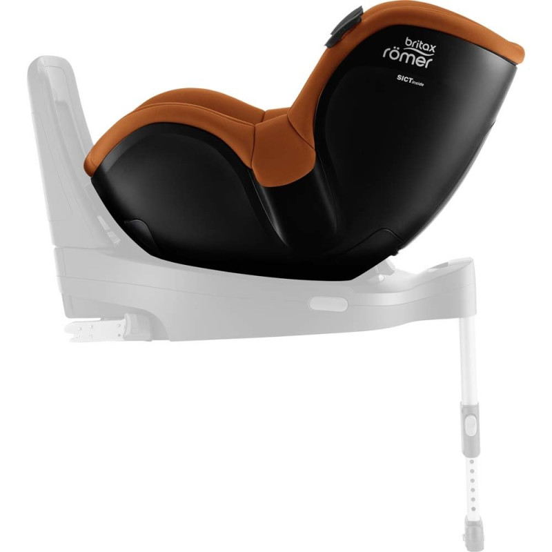 Автокрісло BRITAX-ROMER DUALFIX iSENSE Golden Cognac с платформой FLEX BASE