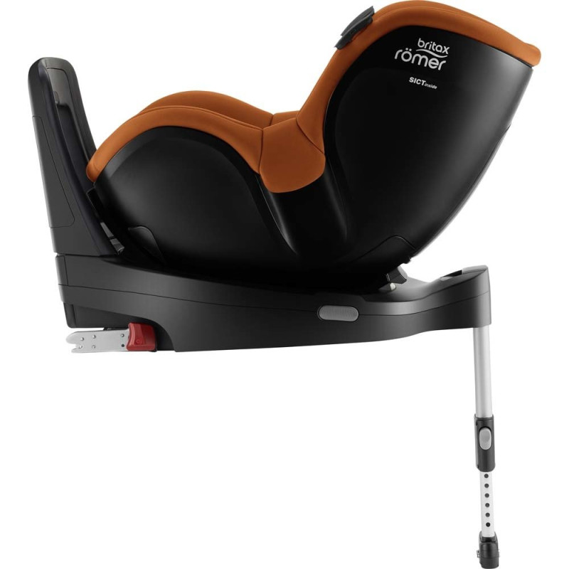 Автокрісло BRITAX-ROMER DUALFIX iSENSE Golden Cognac с платформой FLEX BASE