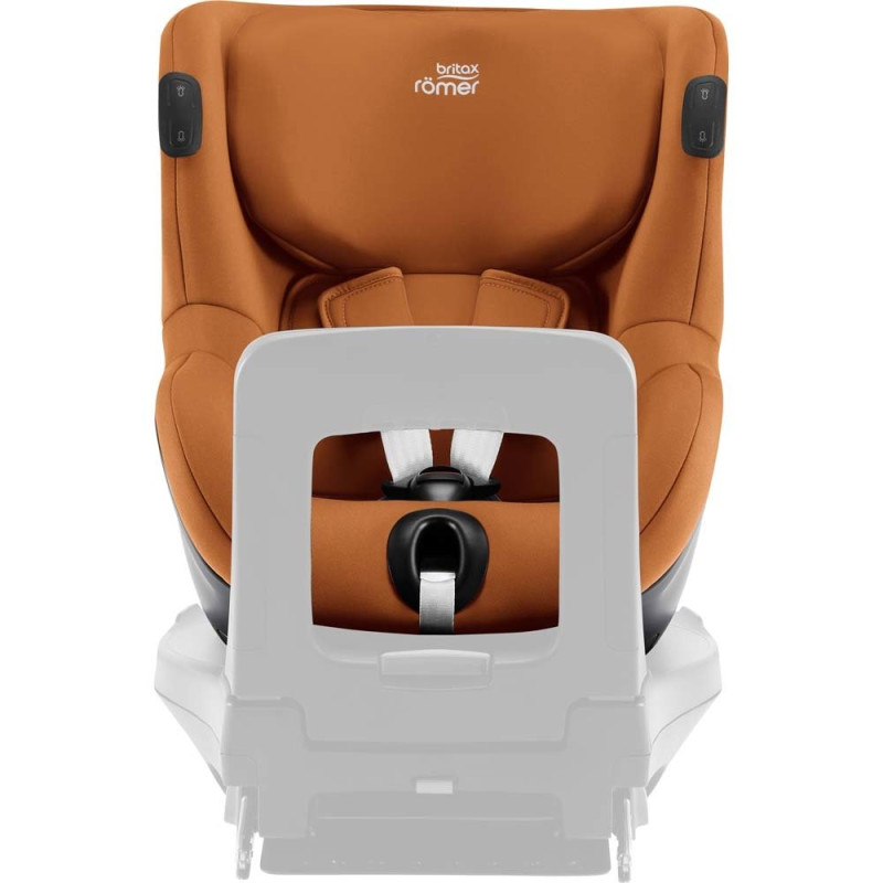 Автокрісло BRITAX-ROMER DUALFIX iSENSE Golden Cognac с платформой FLEX BASE