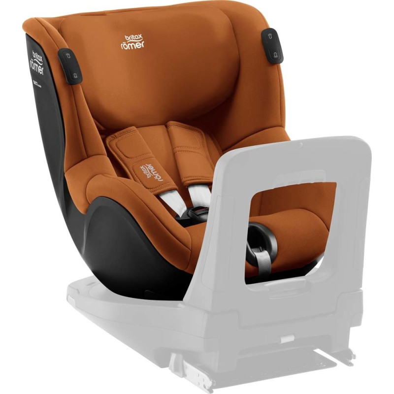 Автокрісло BRITAX-ROMER DUALFIX iSENSE Golden Cognac с платформой FLEX BASE