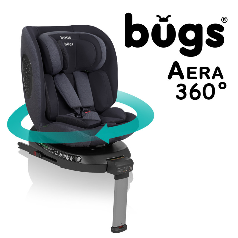 Автокрісло Bugs Aera 360 - Shadow Grey