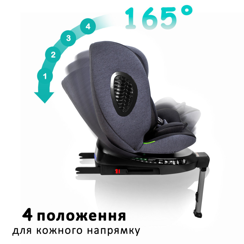 Автокрісло Bugs Aera 360 - Shadow Grey