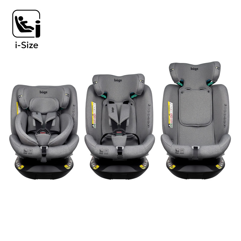 Автокрісло Bugs Axis 360 - Cloud Grey