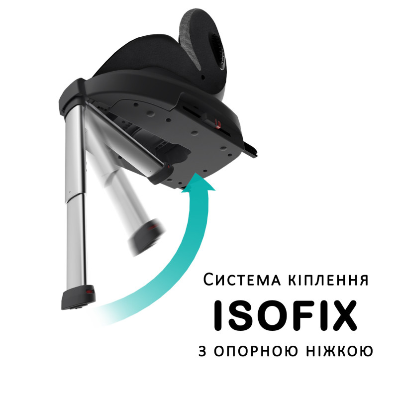 Автокрісло Bugs Aera 360 - Iron Grey