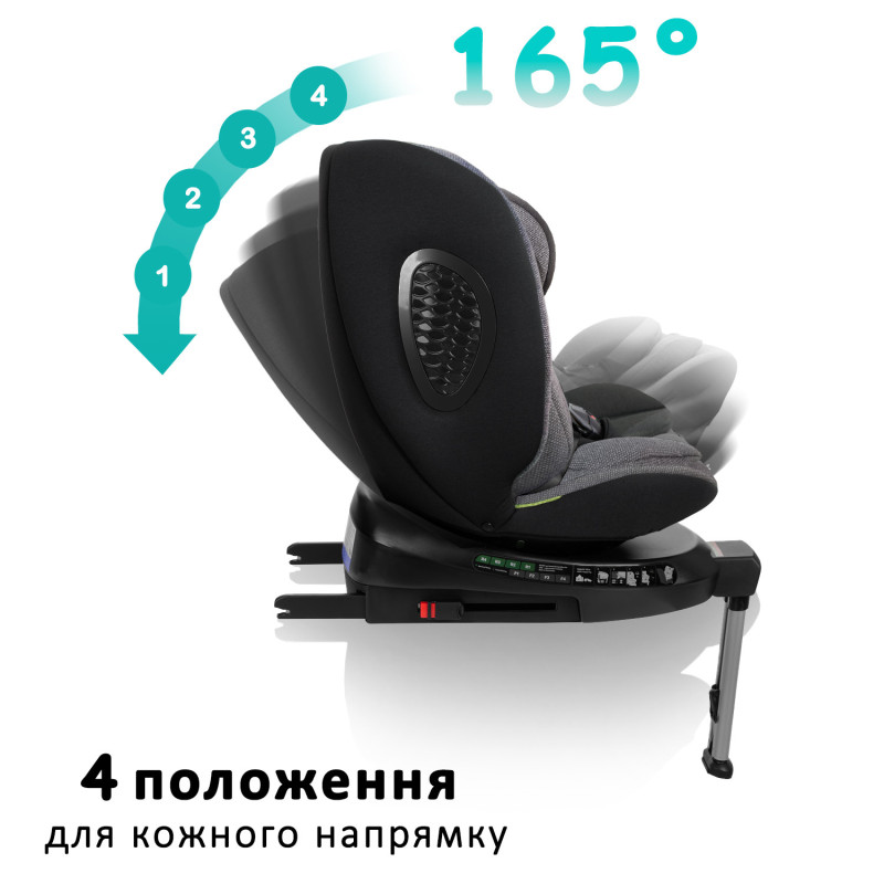 Автокрісло Bugs Aera 360 - Iron Grey