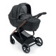 Універсальна коляска 2 в 1 CAM TECHNO SOUL чорний/коричневий 805T/V96/970/500K