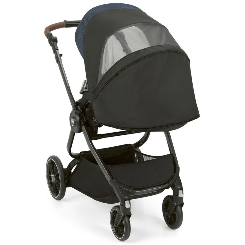 Універсальна коляска 3 в 1 CAM TECHNO SOUL синій/білий