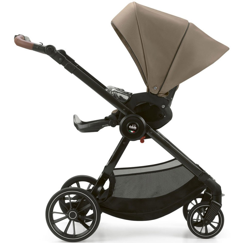 Універсальна коляска 3 в 1 CAM TECHNO SOUL сірий/білий