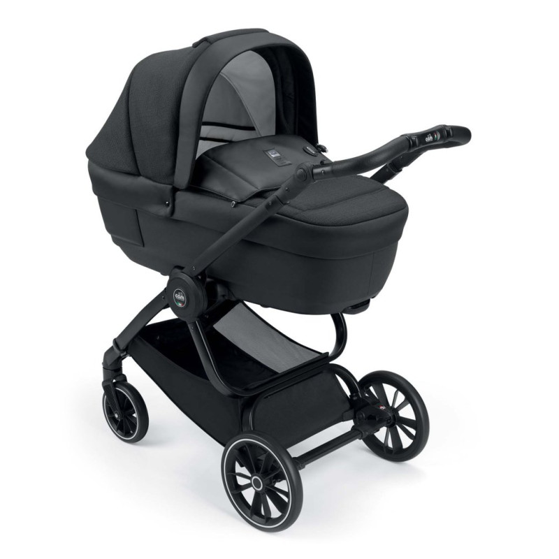 Універсальна коляска 2 в 1 CAM TECHNO SOUL чорний/чорний карбон