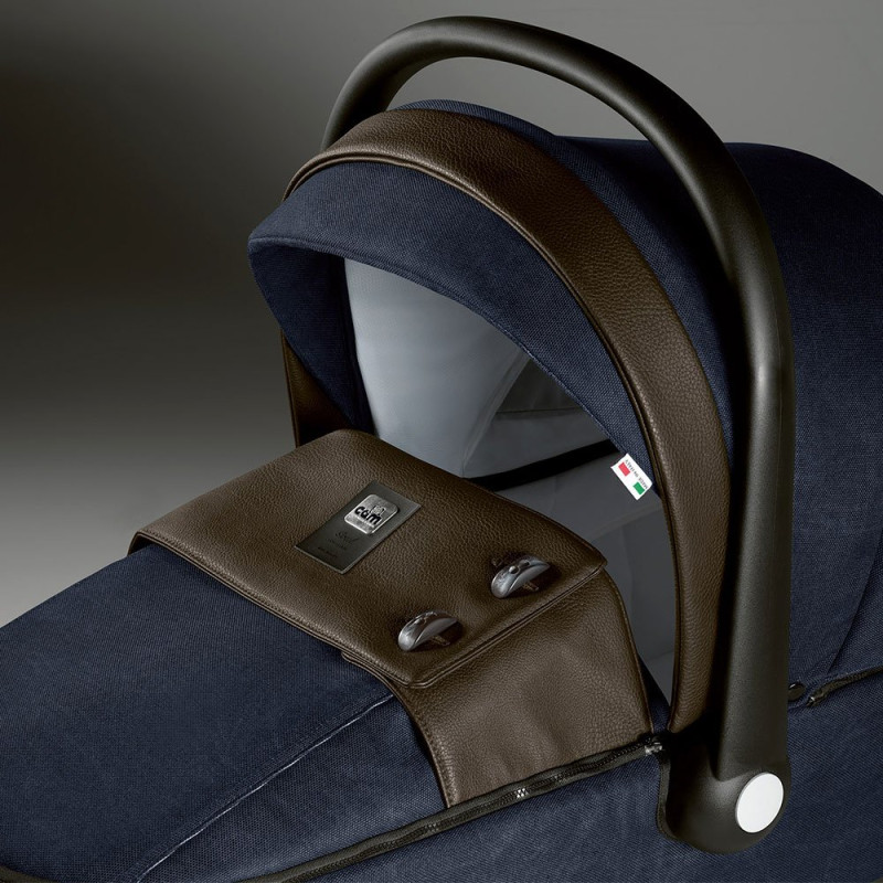 Універсальна коляска 3 в 1 CAM TECHNO SOUL синій/чорний