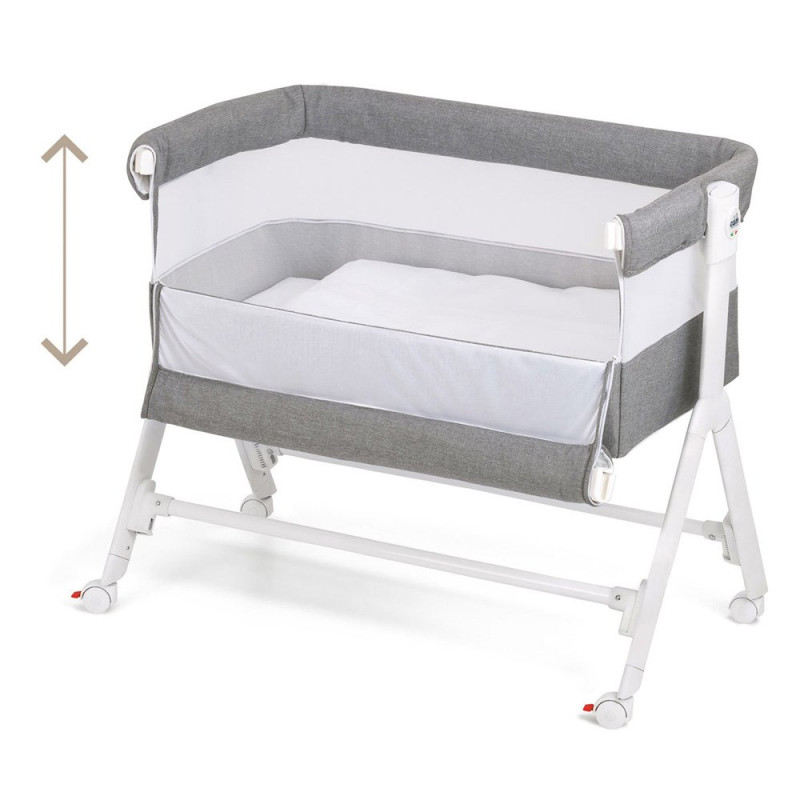 Ліжечко CAM Приставна колиска-Culla Sempreconte бежева в горошок