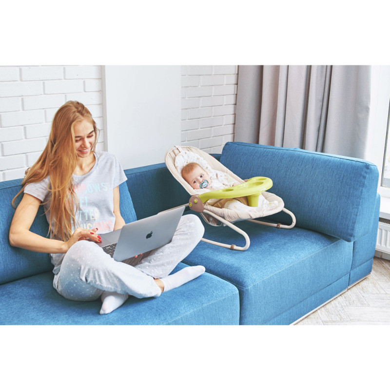 Іграшка CARRELLO Колыбель-качели Nanny 3в1 CRL-0005 Grey Wave /1/ MOQ