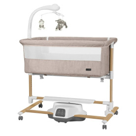 Ліжечко гойдалка CARRELLO Bloom CRL-10304 Cream Beige Wooden /1/