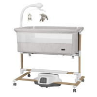 Ліжечко гойдалка CARRELLO Bloom CRL-10304 Silk Beige /1/