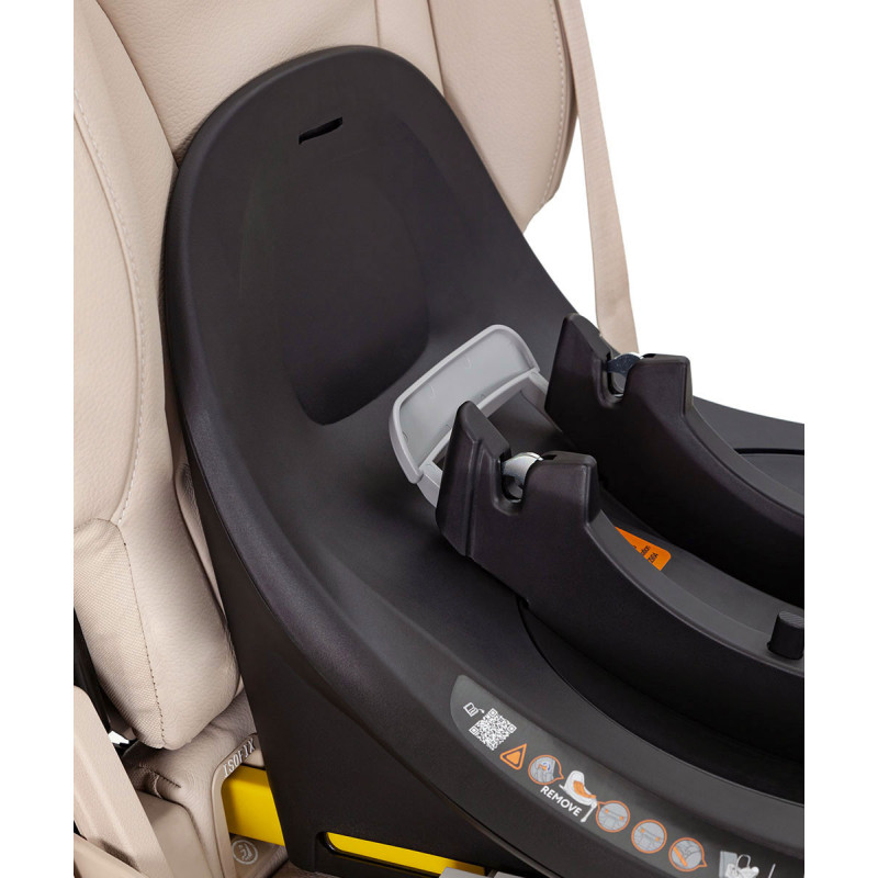 Автокрісло+база CARRELLO Vega lite CRL-13808/2 Absolute Black i-Size 40-87см ISOFIX з обертанням /1/
