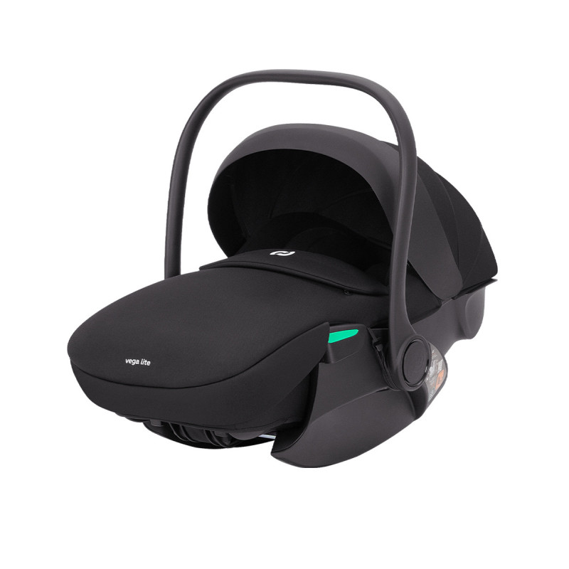Автокрісло+база CARRELLO Vega lite CRL-13808/2 Absolute Black i-Size 40-87см ISOFIX з обертанням /1/