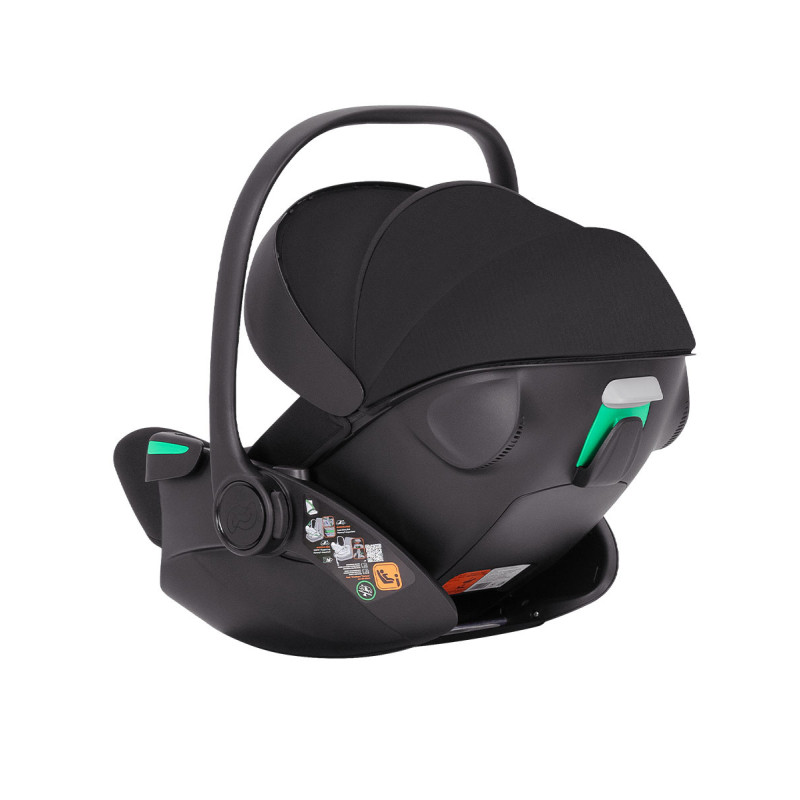 Автокрісло+база CARRELLO Vega lite CRL-13808/2 Absolute Black i-Size 40-87см ISOFIX з обертанням /1/