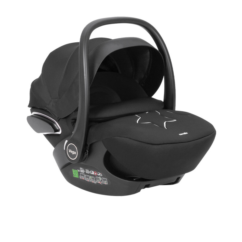 Автокрісло+база CARRELLO Vega CRL-14101/2 Absolute Black i-Size 40-87см ISOFIX /1/