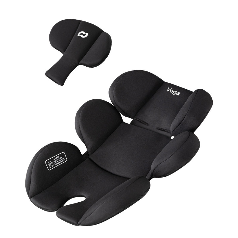 Автокрісло+база CARRELLO Vega CRL-14101/3AY Absolute Black i-Size 40-87см ISOFIX з обертанням /1/