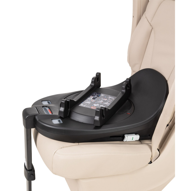 Автокрісло+база CARRELLO Vega CRL-14101/3AY Absolute Black i-Size 40-87см ISOFIX з обертанням /1/