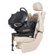 Автокрісло+база CARRELLO Vega CRL-14101/3AY Absolute Black i-Size 40-87см ISOFIX з обертанням /1/