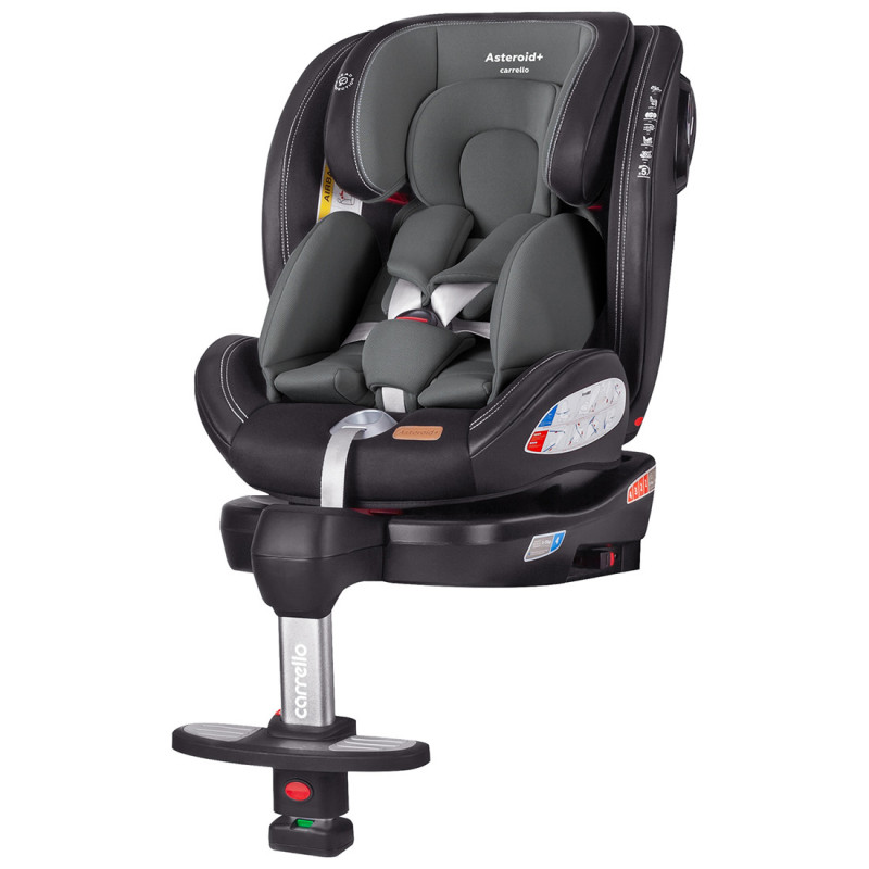 Автокрісло CARRELLO Asteroid+ CRL-15801 Marble Grey 0+1/2/3 ISOFIX з поворотом та опорною стійкою /1
