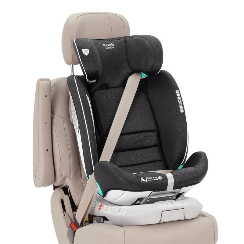 Автокрісло CARRELLO Revolt CRL-15805 Space Black i-Size 40-150см ISOFIX, поворот, опор.стійка /1/ CRL-15805 Space Black