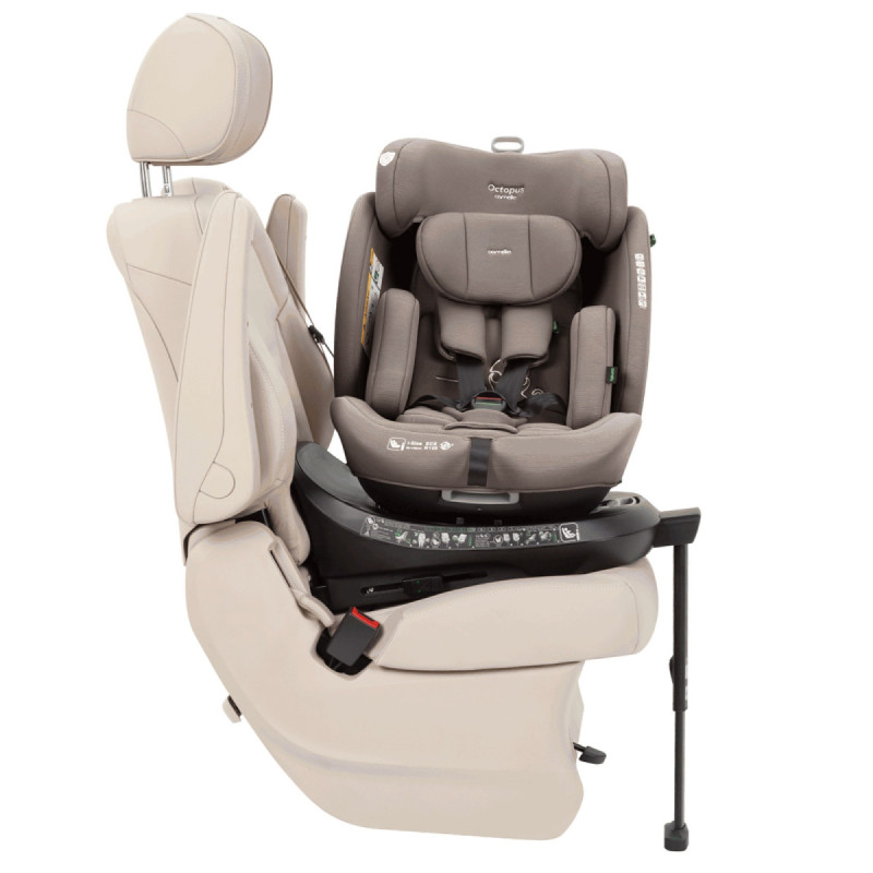 Автокрісло CARRELLO Octopus CRL-16002 Seashell Grey i-Size 40-150см ISOFIX, поворот, опор.стійка /1/